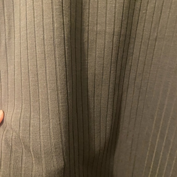 MOCK NECK HUNTER GREEN DRESS - Picture 3 of 3